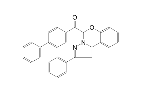 [1,1'-biphenyl]-4-yl(2-phenyl-1,10b-dihydropyrazolo[1,5-c][1,3]benzoxazin-5-yl)methanone