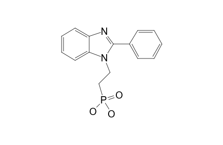 [2-(2-Phenylbenzoimidazol-1-yl)ethyl]phosphonic acid