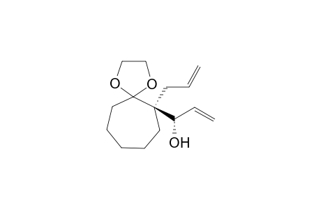 (1S*,1'S*)-1-(1-Allyl-2,2-ethylenedioxycycloheptan-1-yl)prop-2-en-1-ol
