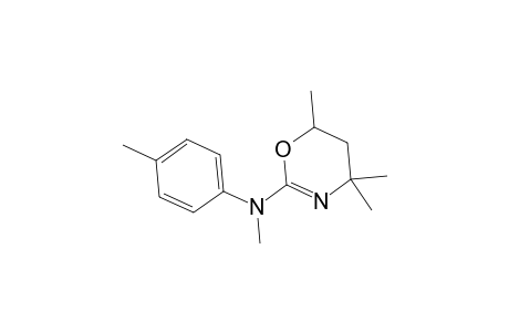 N,4,4,6-Tetramethyl-N-(4-methylphenyl)-5,6-dihydro-4H-1,3-oxazin-2-amine