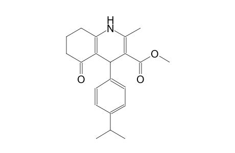 3-quinolinecarboxylic acid, 1,4,5,6,7,8-hexahydro-2-methyl-4-[4-(1-methylethyl)phenyl]-5-oxo-, methyl ester