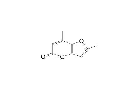 5H-Furo[3,2-b]pyran-5-one, 2,7-dimethyl-
