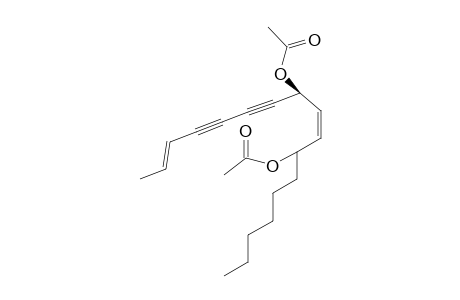 (8S)-11,8-Diacetoxy-heptadeca-2(Z),9(Z)-diene-4,6-diyne
