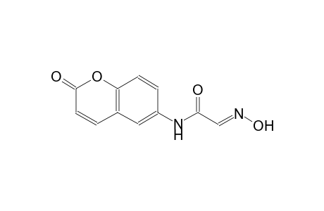 (2E)-2-(hydroxyimino)-N-(2-oxo-2H-chromen-6-yl)ethanamide