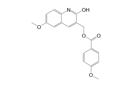 (2-hydroxy-6-methoxy-3-quinolinyl)methyl 4-methoxybenzoate