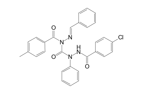 N(1)-{-[N' (1)-(4'-Methylbenzoyl)-N' (2)-benzylidene]hydrazinyl}carbonyl-N(1)-phenyl-N(2)-(4'-chlorobenzoyl)hydrazine