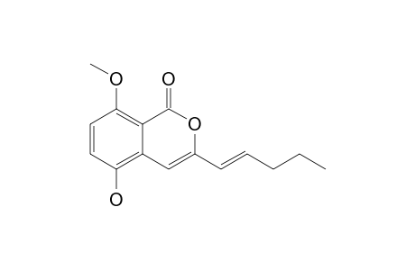 (E)-5-HYDROXY-8-METHOXY-3-(1-PENTENYL)-ISOCOUMARIN