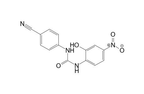 Urea, N-(4-cyanophenyl)-N'-(2-hydroxy-4-nitrophenyl)-