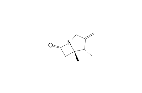 1-Azabicyclo[3.2.0]heptan-7-one, 4,5-dimethyl-3-methylene-, trans-(.+-.)-