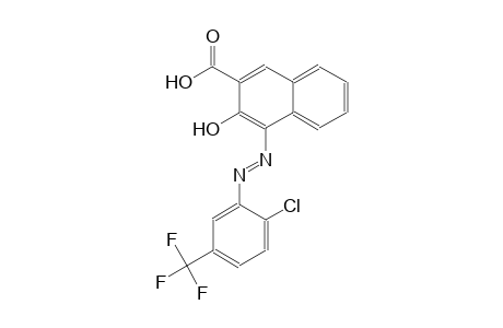 4-{(E)-[2-chloro-5-(trifluoromethyl)phenyl]diazenyl}-3-hydroxy-2-naphthoic acid