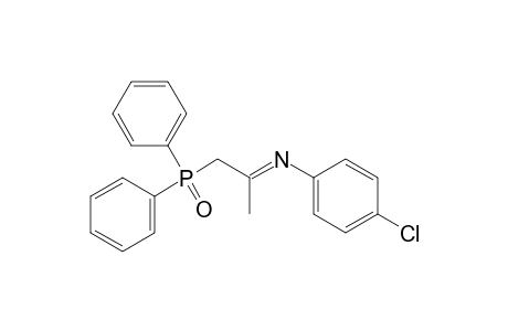 {2-[(p-Chlorophenyl)imino]propyl}diphenylphosphane oxide