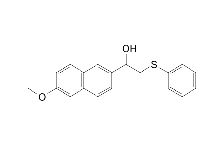 1-(6-Methoxynaphthalen-2-yl)-2-(phenylthio)ethan-1-ol