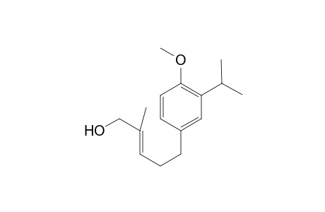 (E)-5-(3-isopropyl-4-methoxy-phenyl)-2-methyl-pent-2-en-1-ol