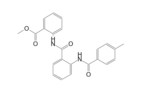 methyl 2-({2-[(4-methylbenzoyl)amino]benzoyl}amino)benzoate