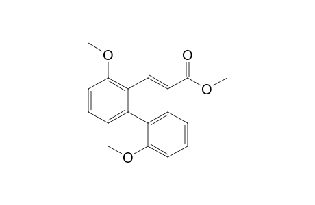 3-[6"-Methoxy-2'-(2"-methoxyphenyl)phenyl]propenoic methyl ester