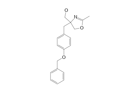 4-(4-BENZYLOXYBENZYL)-4-HYDROXYMETHYL-2-METHYL-OXAZOLINE