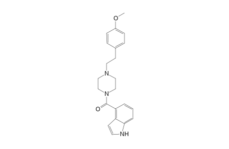 N-(4-indolylcarbonyl]-N'-[2-(4-methoxyphenyl)ethyl]piperiazine