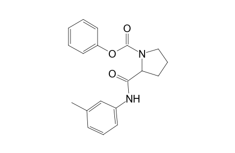 Phenyl 2-(3-toluidinocarbonyl)-1-pyrrolidinecarboxylate