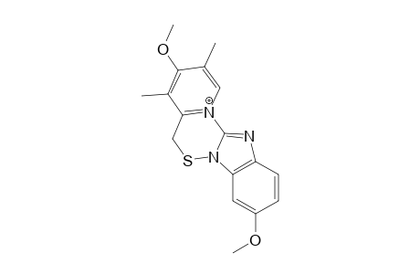 Omeprazole-M (rearrangement product 2) MS2