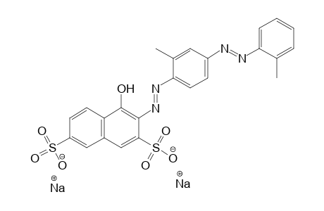 2,7-Naphthalenedisulfonic acid, 4-hydroxy-3-[[2-methyl-4-[(2-methylphenyl)azo]phenyl]azo]-, disodium salt