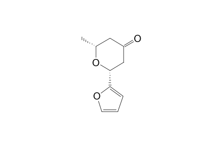 cis-2-(Furan-2-yl)-tetrahydro-6-methylpyran-4-one