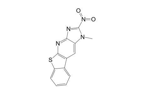 1-METHYL-2-NITROBENZOTHIENO-[3,2-E]-IMIDAZO-[4,5-B]-PYRIDINE