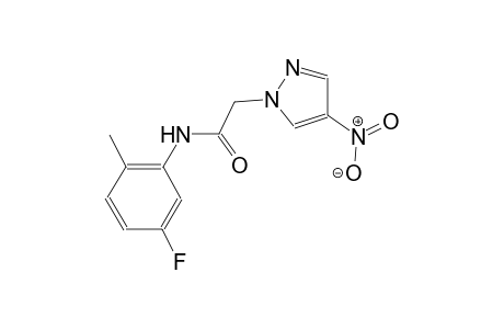 N-(5-fluoro-2-methylphenyl)-2-(4-nitro-1H-pyrazol-1-yl)acetamide