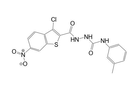 2-[(3-chloro-6-nitro-1-benzothien-2-yl)carbonyl]-N-(3-methylphenyl)hydrazinecarboxamide