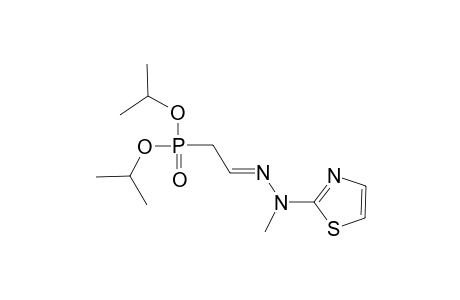 Diisopropyl (2E)-2-[methyl(1,3-thiazol-2-yl)hydrazono]ethylphosphonate
