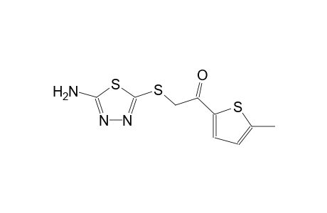 2-[(5-amino-1,3,4-thiadiazol-2-yl)sulfanyl]-1-(5-methyl-2-thienyl)ethanone