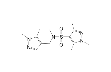 1H-pyrazole-4-sulfonamide, N-[(1,5-dimethyl-1H-pyrazol-4-yl)methyl]-N,1,3,5-tetramethyl-