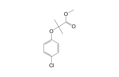 Propanoic acid, 2-(4-chlorophenoxy)-2-methyl-, methyl ester