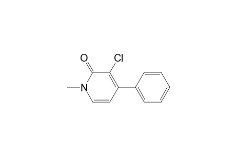 2(1H)-Pyridinone, 3-chloro-1-methyl-4-phenyl-