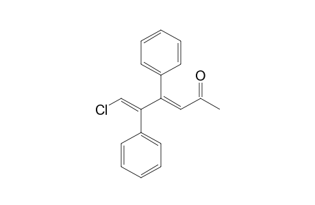 1-Chloro-2,3-diphenylhexa-1,3-dien-5-one