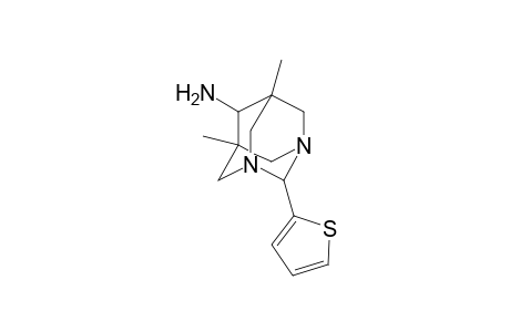 6-Amino-5,7-dimethyl-2-thienyl-1,3-diazaadamantane