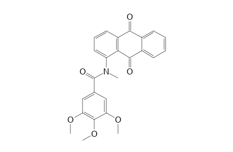 Benzamide, N-(9,10-dihydro-9,10-dioxo-1-anthracenyl)-3,4,5-trimethoxy-N-methyl-