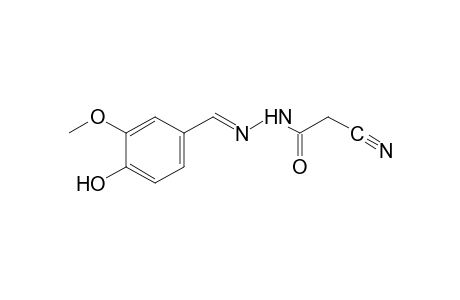 cyanoacetic acid, vanillylidenehydrazide