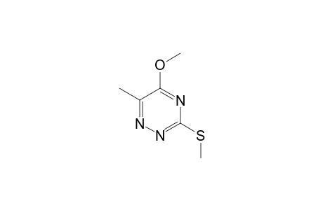 5-Methoxy-6-methyl-3-(methylthio)-1,2,4-triazine