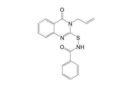 N-(3-allyl-4-oxo-3,4-dihydroquinazolin-2-ylthio)benzamide