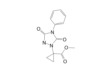 Methyl 1-(3,5-dioxo-4-phenyl-1,2,4-triazolidin-1-yl)cyclopropane-1-carboxylate