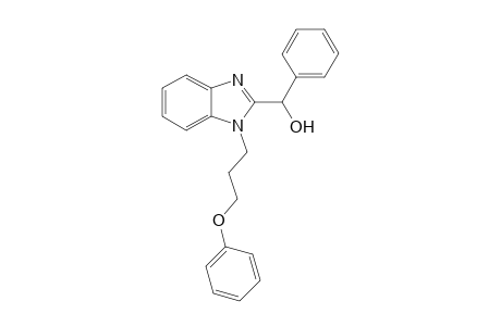 1H-1,3-Benzimidazole-2-methanol, 1-(3-phenoxypropyl)-.alpha.-phenyl-