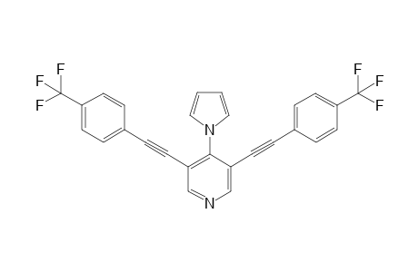 3,5-bis((4-(trifluoromethyl)phenyl)ethynyl)-4-(1H-pyrrol-1-yl)-pyridine