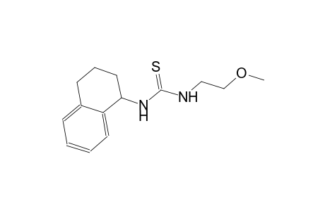 N-(2-methoxyethyl)-N'-(1,2,3,4-tetrahydro-1-naphthalenyl)thiourea