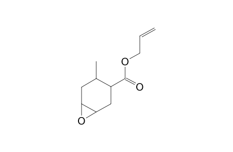 4-methyl-7-oxabicyclo[4.1.0]heptane-3-carboxylic acid, allyl ester