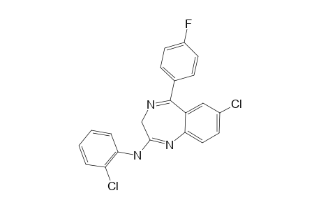 2-(ORTHO-CHLOROAMINOPHENYL)-3H-5-(PARA-FLUOROPHENYL)-7-CHLORO-1,4-BENZODIAZEPINE