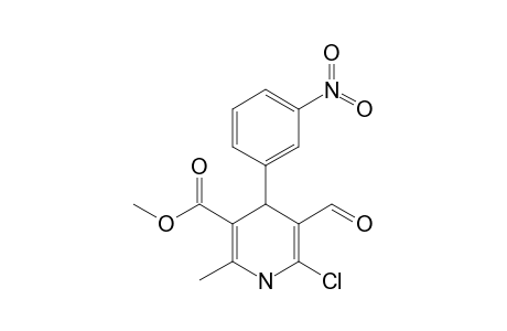 Methyl 6-chloro-5-formyl-2-methyl-4-(3-nitrophenyl)-1,4-dihydropyridine-3-carboxylate