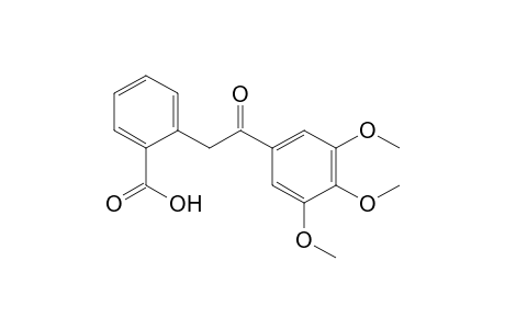 2-[2-oxo-2-(3,4,5-trimethoxyphenyl)ethyl]benzoic acid
