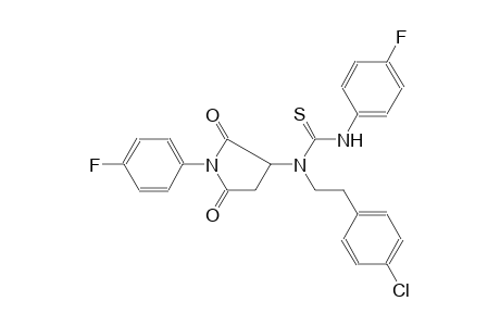 thiourea, N-[2-(4-chlorophenyl)ethyl]-N'-(4-fluorophenyl)-N-[1-(4-fluorophenyl)-2,5-dioxo-3-pyrrolidinyl]-