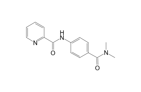 2-Pyridinecarboxamide, N-[4-[(dimethylamino)carbonyl]phenyl]-