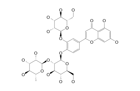 LUTEOLIN-3'-O-BETA-D-GLUCOPYRANOSYL-4'-O-ALPHA-L-RHAMNOPYRANOSYL-(1->2)-BETA-D-GLUCOPYRANOSIDE